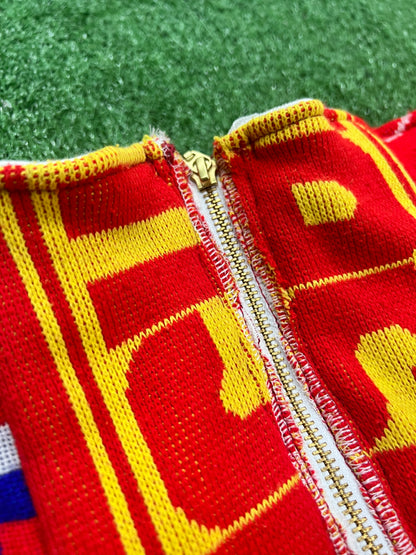 OO SCARF SKIRT RED